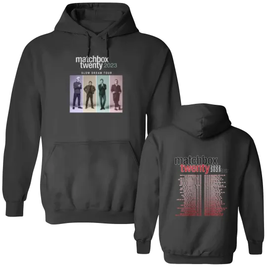 Discover Matchbox Twenty 2023 Tour Double Sided Hoodies, Concert Rob Thomas Double Sided Hoodies, Gift For Fans