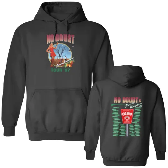 Discover Vintage No Doubt 1997 Double Sided Hoodies, No Doubt Tragic Kingdom Tour Double Sided Hoodies