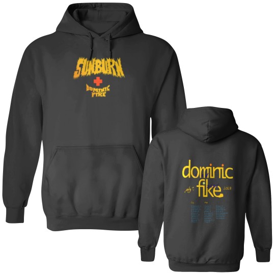 Discover Dominic Fike Sunburn 2023 Tour Double Sided Hoodies, Dominic Fike Comic Double Sided Hoodies