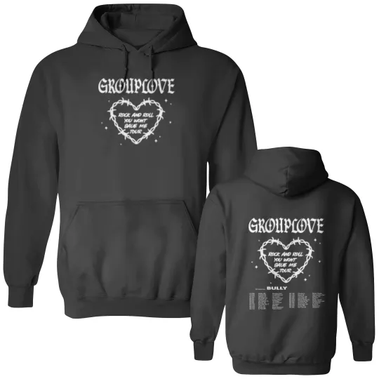 Discover Grouplove And Bully 2024 Rock and Roll You Wont Save Double Sided Hoodies