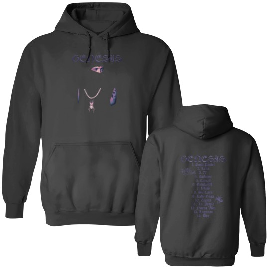 Discover Peso Pluma Genesis Album Merch Double Sided Hoodies