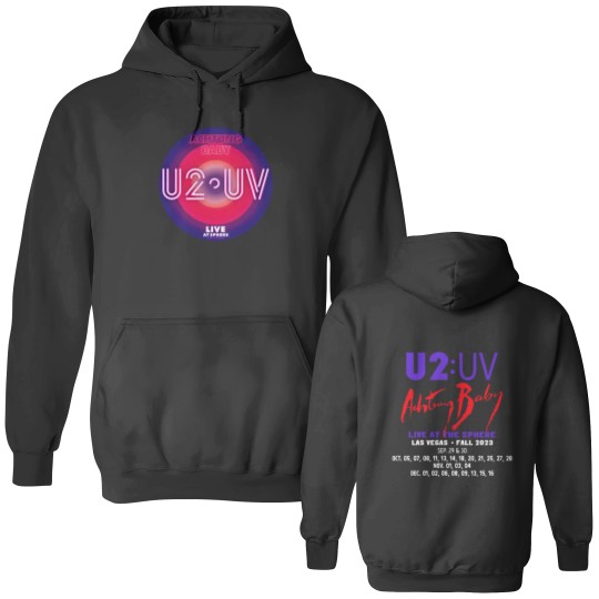 Discover U2 Achtung Baby Live At Sphere Las Vegas Fall 2023 Concert Double Sided Hoodies