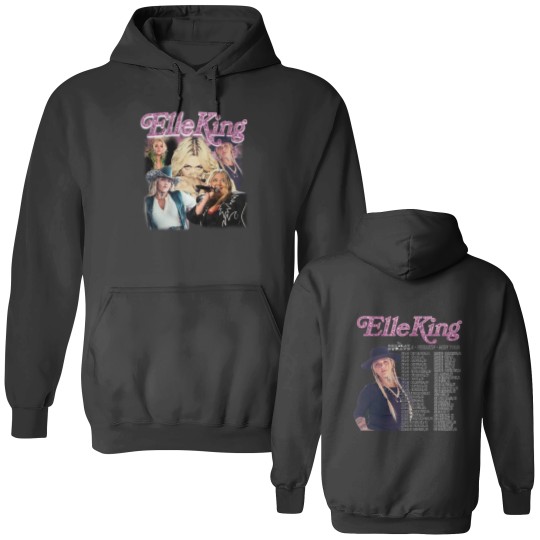Discover Elle King Tour Double Sided Hoodie - A Freakin Men Tour