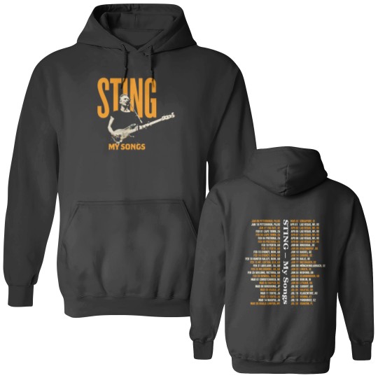 Discover STING MY SONGS 2023 World Tour Double Sided Hoodies