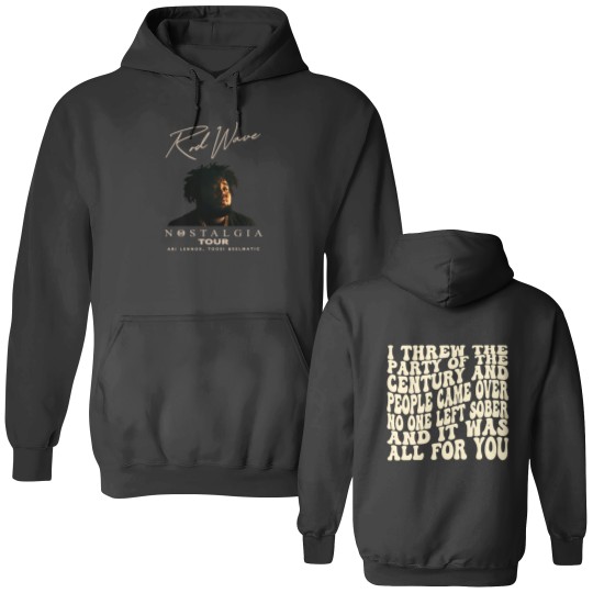 Discover Rod Wave Nostalgia Tour 2 slide Double Sided Hoodies