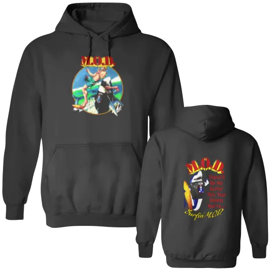 Discover Method of Destruction Surfin M.O.D. Theyll Be No Surfin This Year Shark Double Sided Hoodies