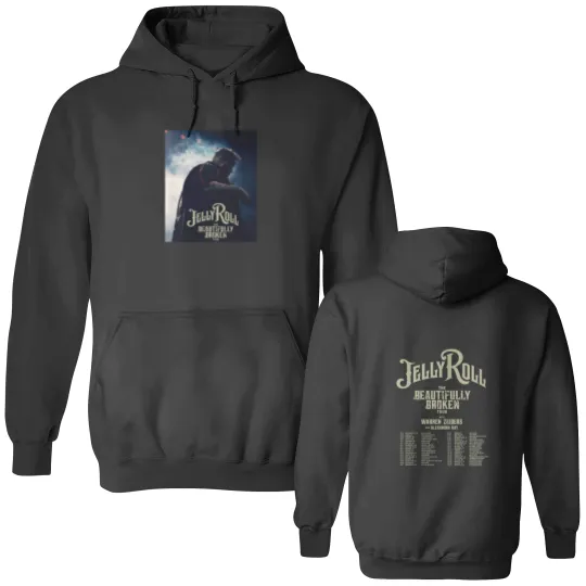 Discover Jelly roll tour 2024, Graphic Double Sided Hoodies