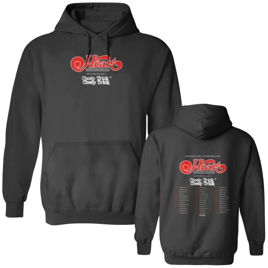 Discover Heart 2024 Tour Double Sided Hoodies, Heart Band Fan Double Sided Hoodies, Heart 2024 Concert Double Sided Hoodies