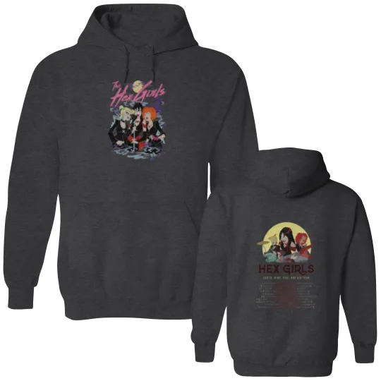 Discover Hex Girls Double Sided Hoodies, The Hex Girls Rock Band Music