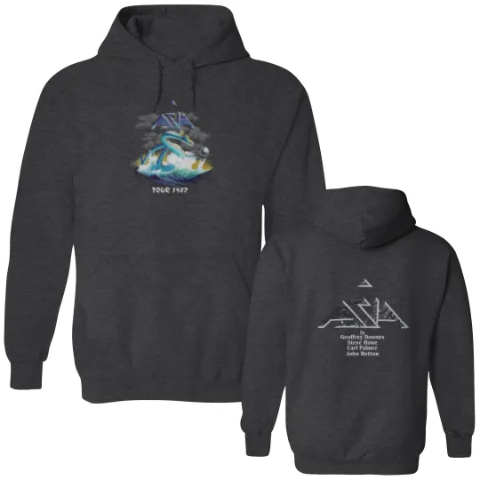Discover ASIA band Tour Men Double Sided Hoodies Double-sided Black Unisex