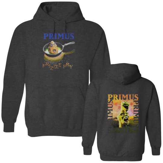 Discover Primus 'Frizzle Fry' 1990 Tour Double Sided Hoodies, Primus 1990 Album Double Sided Hoodies