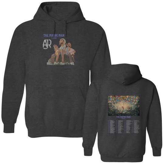 Discover AJR The Maybe Man Tour 2024 Tour Double Sided Hoodies, AJR Band Fan Double Sided Hoodies, The Maybe Man 2024