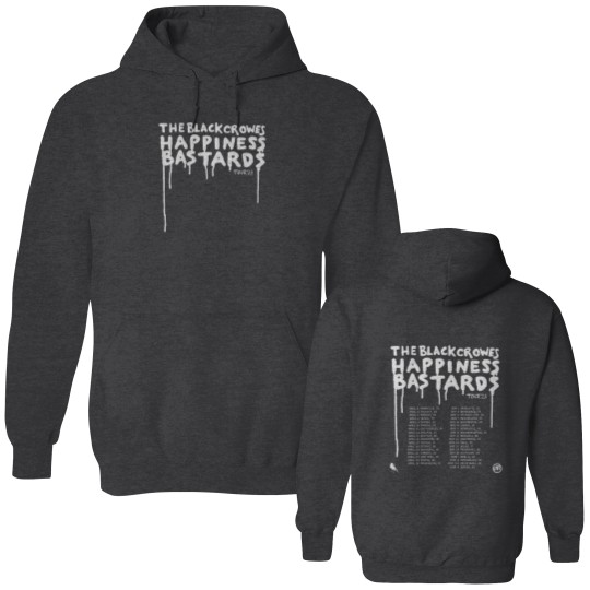Discover The Black Crowes 2024 Happiness Bastards Tour Double Sided Hoodies, The Black Crowes Double Sided Hoodies