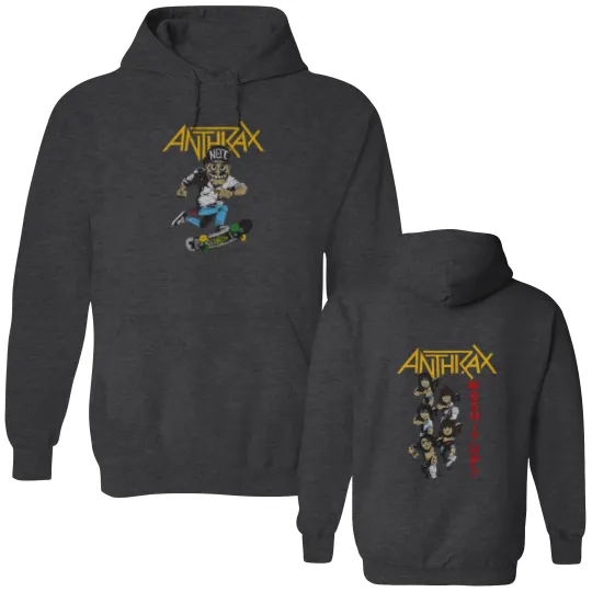 Discover Anthrax Mosh it Up Tour 1987 Double Sided Hoodies