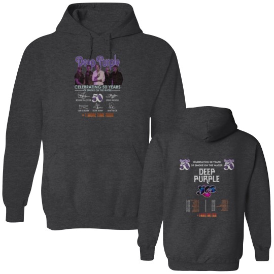 Discover Deep Purple Tour Double-Sided Hoodie Gift