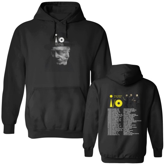 Discover Peter Gabriel 73rd Anniversary 1950-2023 Tour Double Sided Hoodies, io The Tour Music Double Sided Hoodies