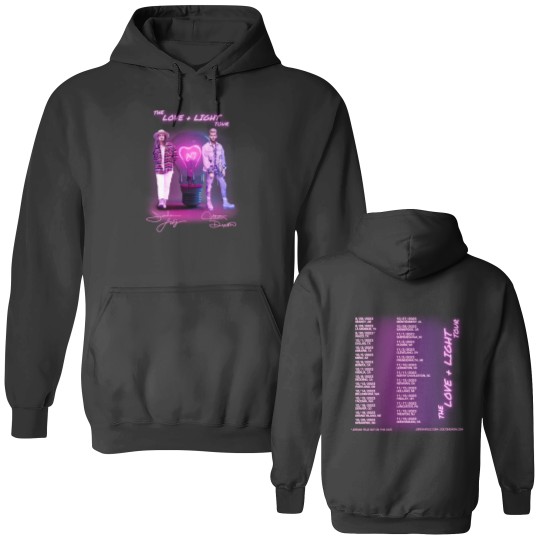 Discover Colton Dixon & Jordan Feliz - The Love + Light Tour 2023 Double Sided Hoodies