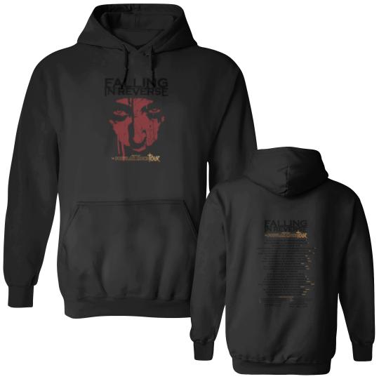 Discover Falling In Reverse The Popular Mons 2023 Double Sided Hoodies