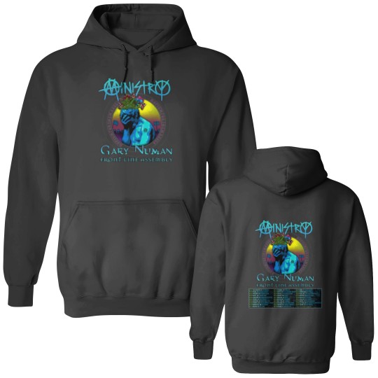 Discover Ministry Spring 2024 Tour With Gary Double Sided Hoodies