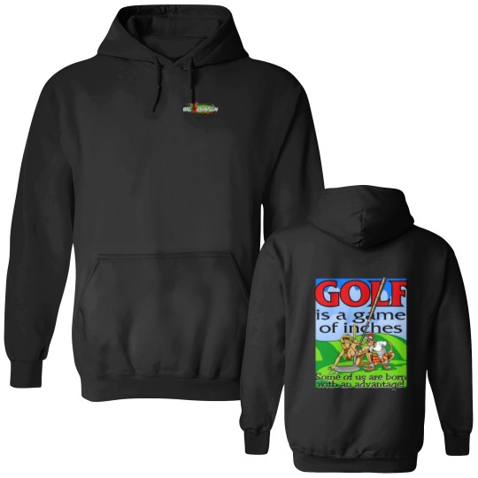 Discover Vintage Big Johnson Golf Double Sided Hoodies Golf Is A Game Of Inches Double Sided Hoodies Men's White