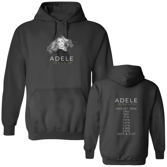 Discover Adele In Munich 2024 Weekend with Adele Double Sided Double Sided Hoodies