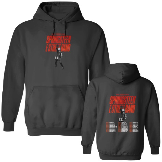 Discover Springsteen 2024 Tour Double Sided Hoodies, Springsteen Fans Gift Double Sided Hoodies