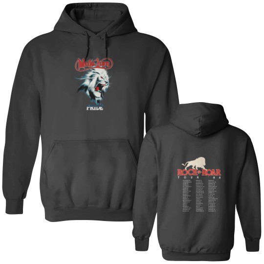 Discover new new   White Lion Pride Tour Band Short Sleeve Unisex Double Sided Hoodies