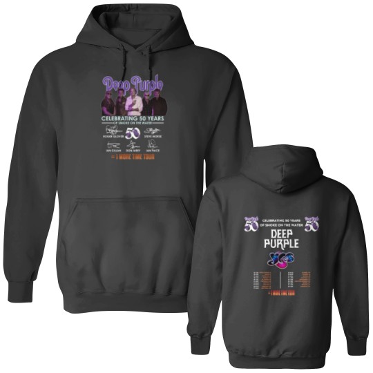 Discover 2024 Deep Purple Tour Double-Sided Hoodie