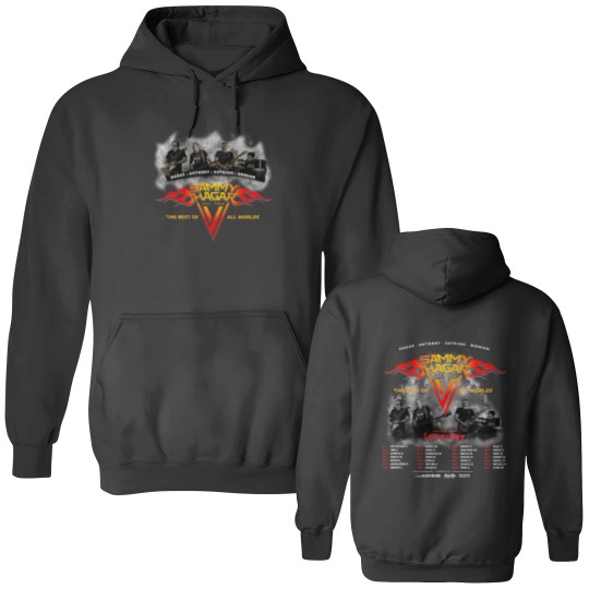Discover Sammy Hagar The Best of All Worlds 2024 Tour Double Sided Hoodies, Sammy Hagar Fan Double Sided Hoodies