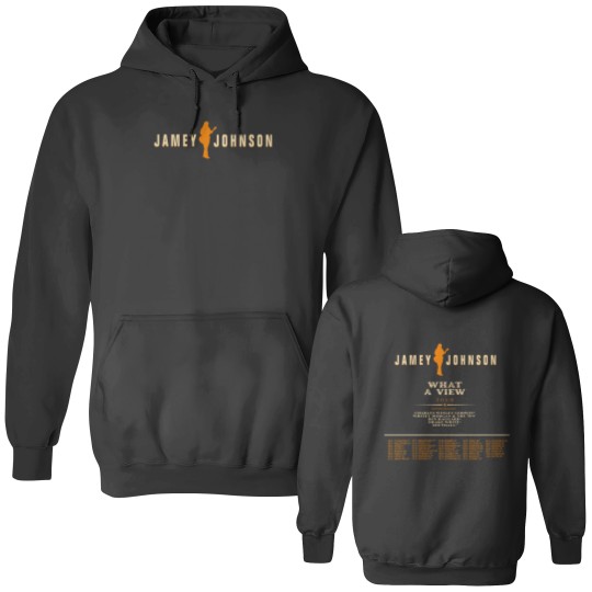 Discover Jamey Johnson – What A View Tour 2024 Unisex Double Sided Hoodies
