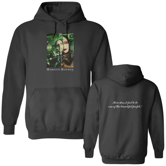 Discover MARILYN MANSON 1997 Double Sided Hoodies How Does It Feel To Be One Of The Beautiful Gift