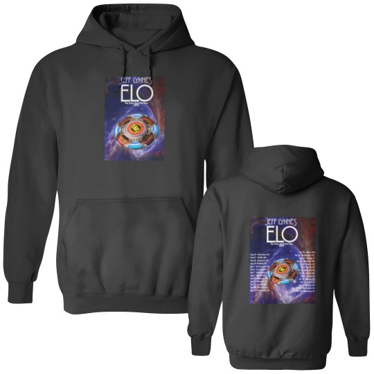 Discover Jeff Lynne's ELO Over and Out Final Tour 2024 Double Sided Hoodies