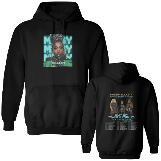 Discover 2024 Tour Missy Elliott x Ciara & Busta Double Sided Hoodies, Out of This World 2024 Tour Double Sided Hoodies