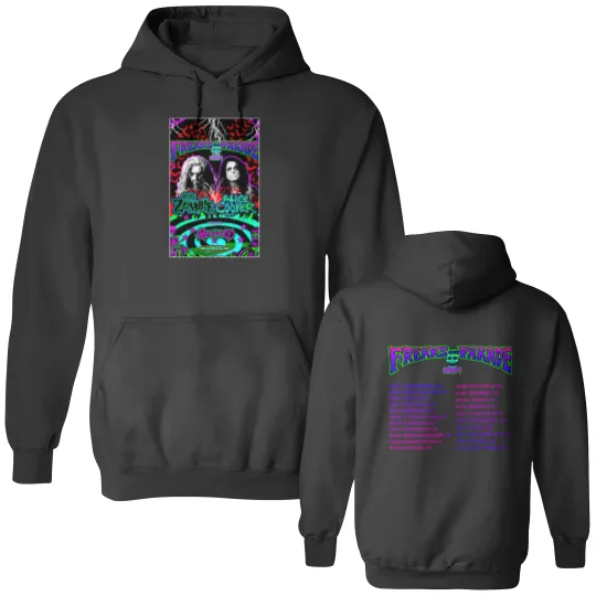 Discover Rob Zombie Alice Cooper 2024 Tour Double Sided Hoodies