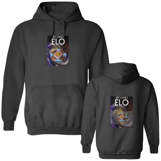 Discover ELO The Over and Out Tour Double Sided Hoodies, Jeff Lynne's ELO The Over and Out Tour 2024 Double Sided Hoodies
