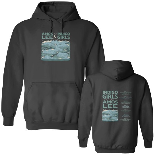 Discover Indigo Girls and Amos Lee 2024 Tour Double Sided Hoodies
