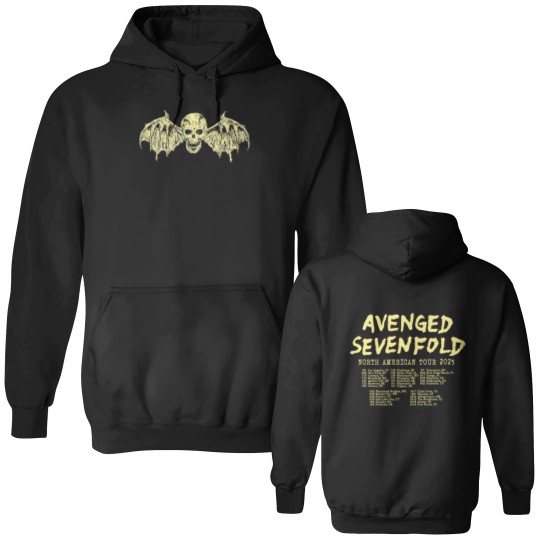 Discover Avenged Sevenfold Band Fan Double Sided Hoodies, Avenged Sevenfold 2023 Tour Double Sided Hoodies