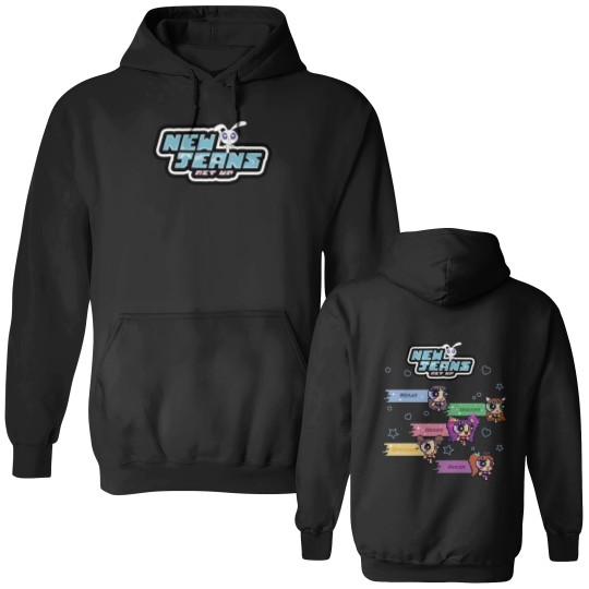 Discover Newjeans Super Shy Get Up Album Double Sided Hoodies