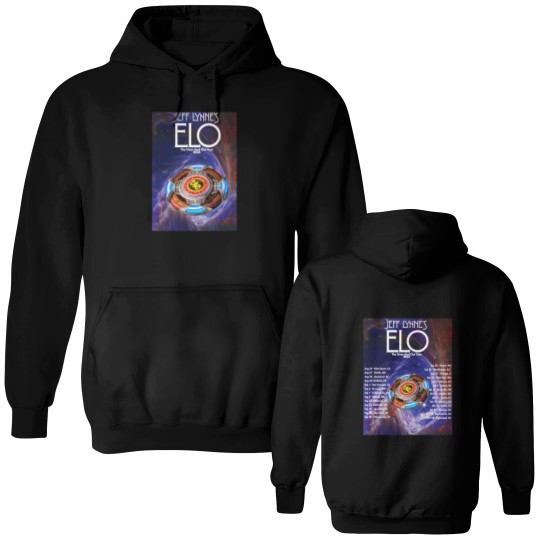 Discover Jeff Lynne's ELO Over and Out FINAL Tour Dates 2024 Double Sided Hoodies