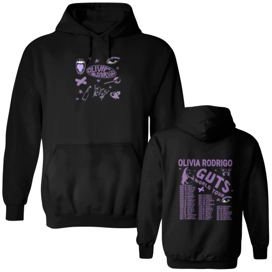 Discover Olivia Rodrigo Guts  Olivia Rodrigo Guts Merch Double Sided Hoodies