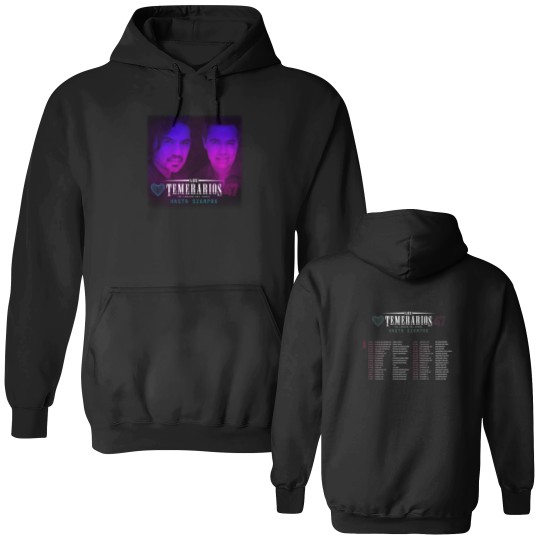 Discover Los Temerarios Band Tour Double Sided Hoodies Double Side Gift For Fans