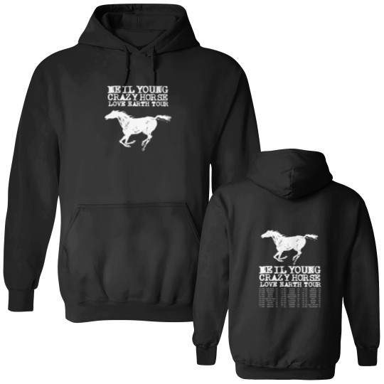 Discover Neil Young Double Sided Hoodies Music Double Sided Hoodies World Tour 2024 Tour