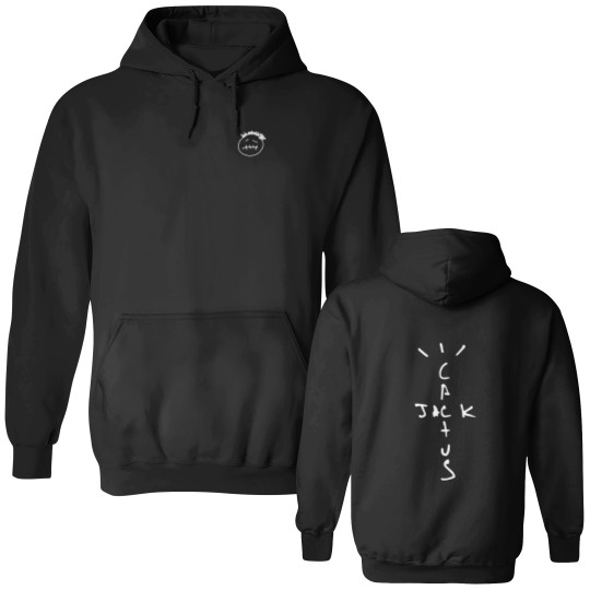 Discover Music Rapper Cactus Jack Graphic Cotton Double Sided Hoodies