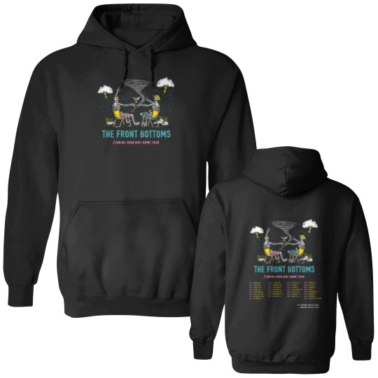 Discover The Front Bottoms - Finding Your Way Home Tour 2024 Double Sided Hoodies