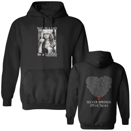 Discover Don't Be A Lady Be A Legend Double Sided Hoodies, Vintage Stevie Nicks Double Sided Hoodies