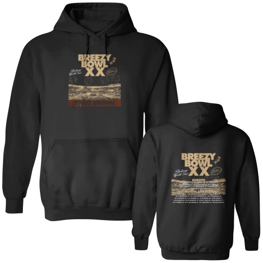 Discover Breezy Bowl XX Tour 2025 2 Sides Print Double Sided Hoodies, Comfort Colors 2025
