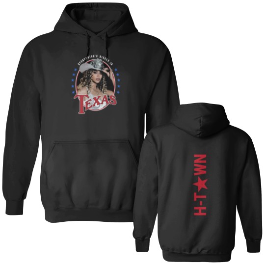 Discover Beyonce Cowboy Carter Tour 2025 Houston, TX June 28 reprint Double Sided Hoodies