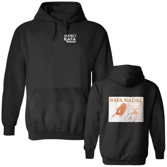 Discover Merci Rafa 2025, Cadeau pour Amateurs de Tennis, Double Sided Hoodies Club de Tennis Double Sided Hoodies Deux Côtés