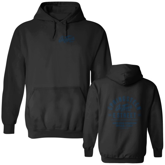 Discover Bruce Springsteen Milan 2025 Tour Double Sided Hoodies – San Siro Stadium Two-Sided Double Sided Hoodies