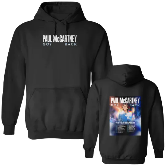 Discover NEW!!P mccartney Got Back Tour 2025 North America Two Sided Double Sided Hoodies